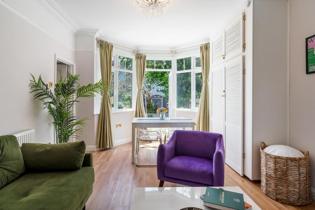 Lovely Garden Apartment In Wimbledon Town Centre With Private Parking By Wimbledon Holiday Lets Лондон Екстер'єр фото